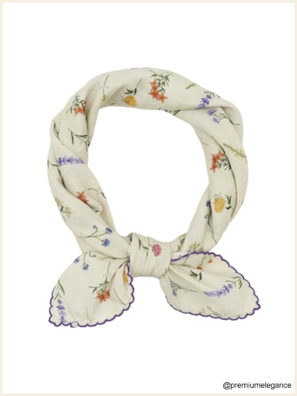 Cotton Bandanas for Women 21" Floral Head Scarf Neck Scarf